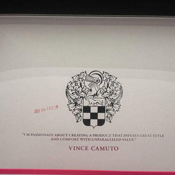 Vince Camuto Red Suede Snake Trim Ankle Boots | Size 11 | New in Box - Picture 5 of 7